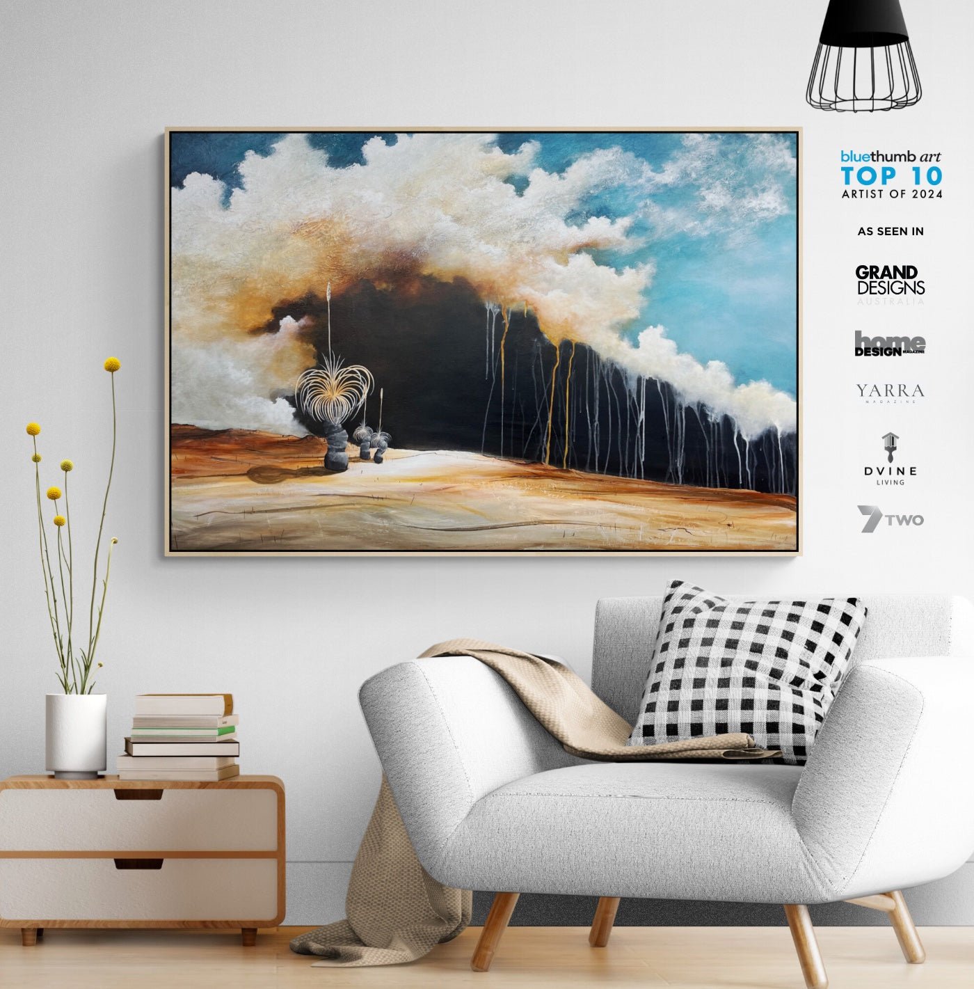 The Sky's Soft Lament - Original Art - Gold Coast Gallery Of ArtTania Chanter