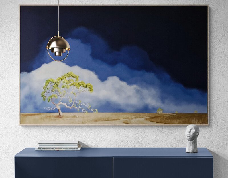 The Watcher of the Dust Road - Gold Coast Gallery Of ArtLucinda Leveille