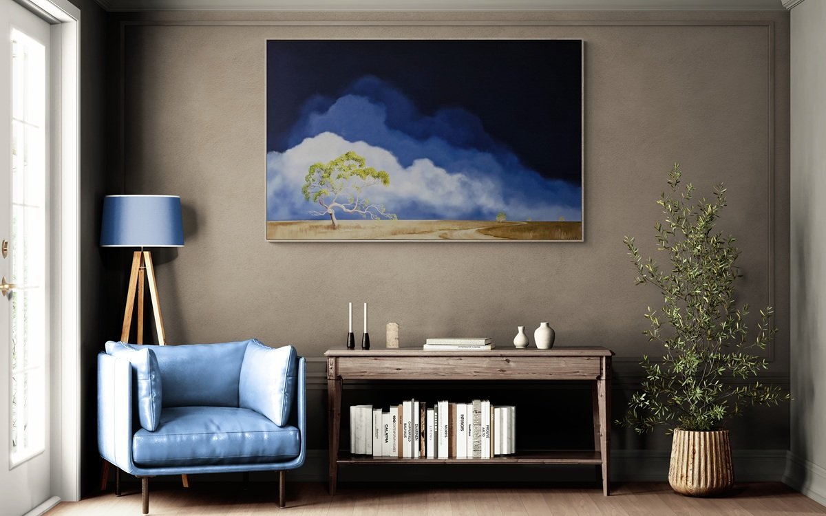 The Watcher of the Dust Road - Gold Coast Gallery Of ArtLucinda Leveille