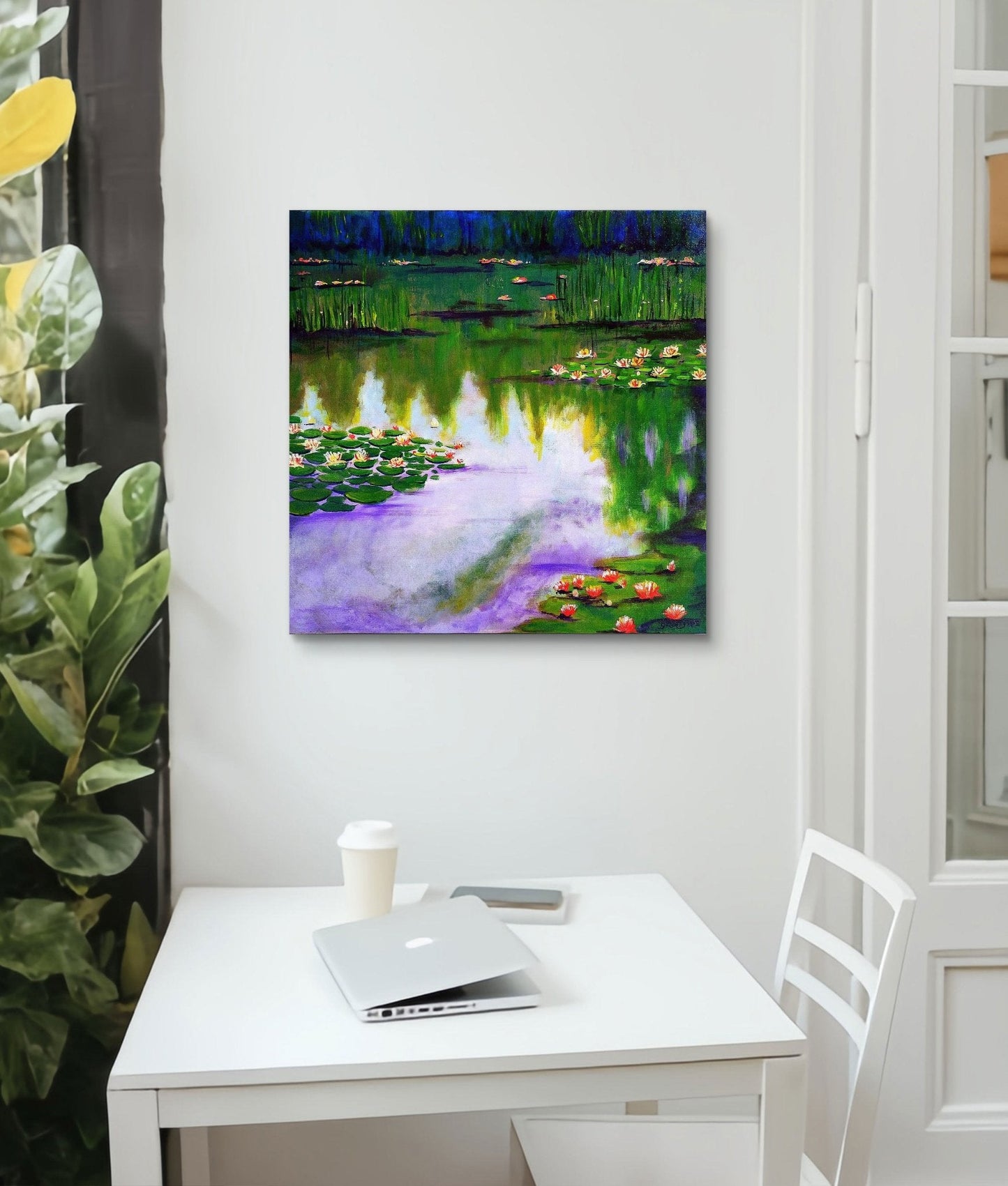 The water lily pond - Original Art - Gold Coast Gallery Of ArtYvonne Wells