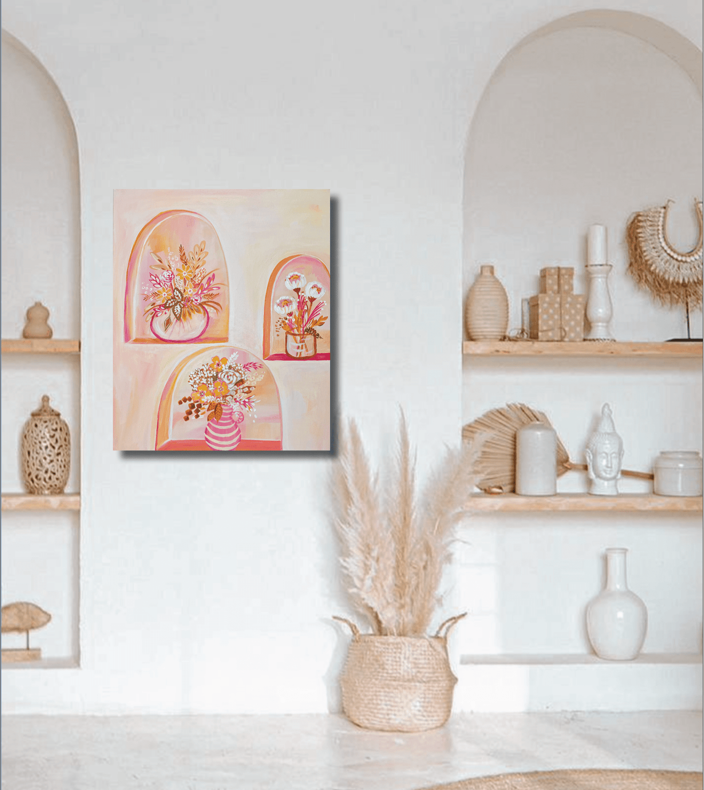 THREE ARCHES - BOTANICAL - Original Art - Gold Coast Gallery Of ArtDaniela Fowler Art