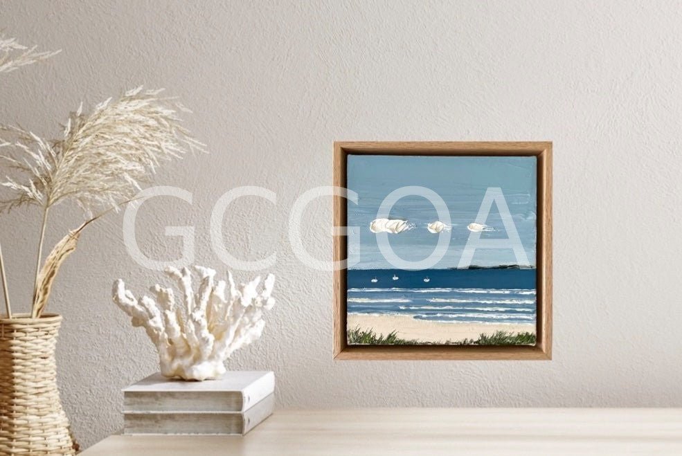 Three Little White Boats - Gold Coast Gallery Of ArtJustine Bartie