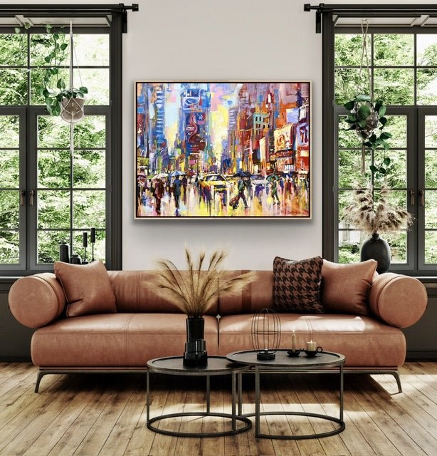 Times Square New York - Original Art - Gold Coast Gallery Of ArtJos Coufreur