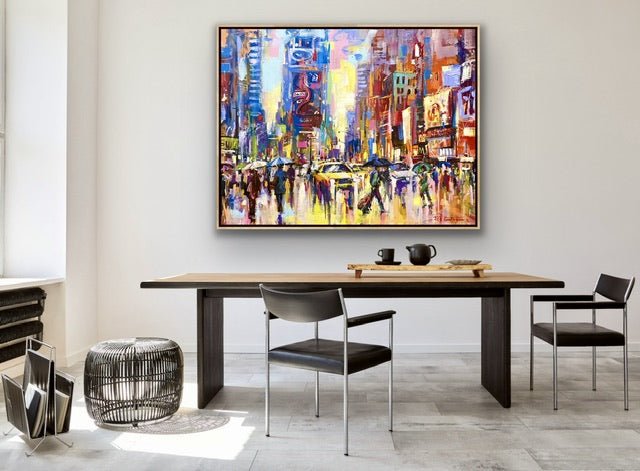 Times Square New York - Original Art - Gold Coast Gallery Of ArtJos Coufreur