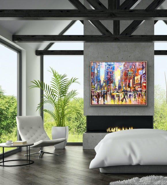 Times Square New York - Original Art - Gold Coast Gallery Of ArtJos Coufreur