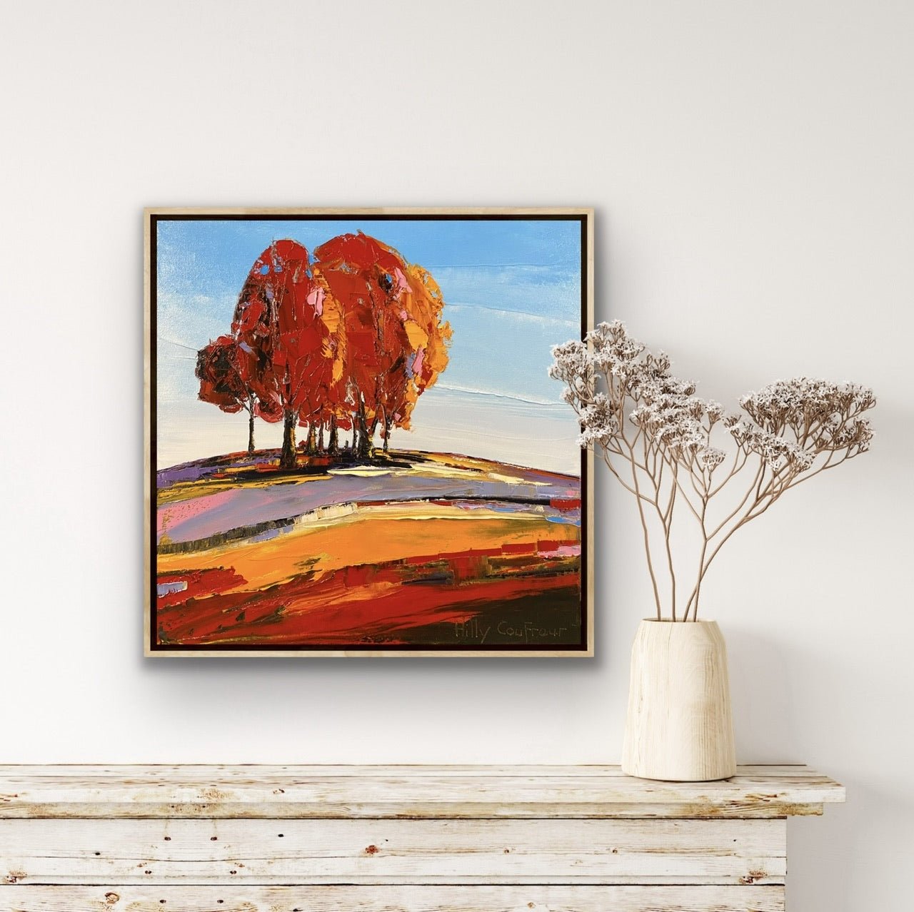 Trees on Hilltop - Gold Coast Gallery Of ArtHilly Coufreur