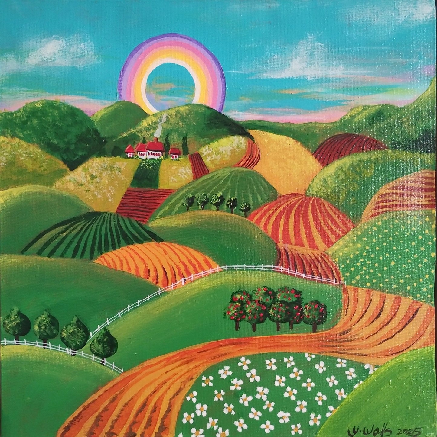 Utopia - the villa - Original Art - Gold Coast Gallery Of ArtYvonne Wells