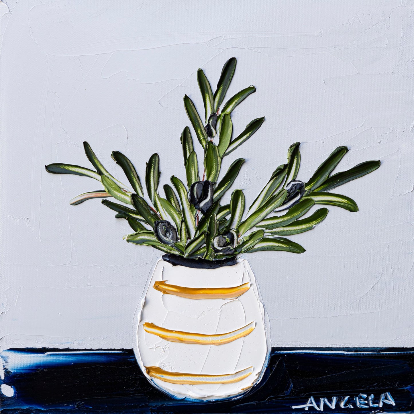 Verdant Grace 1 - Original Art - Gold Coast Gallery Of ArtAngela Hawkey