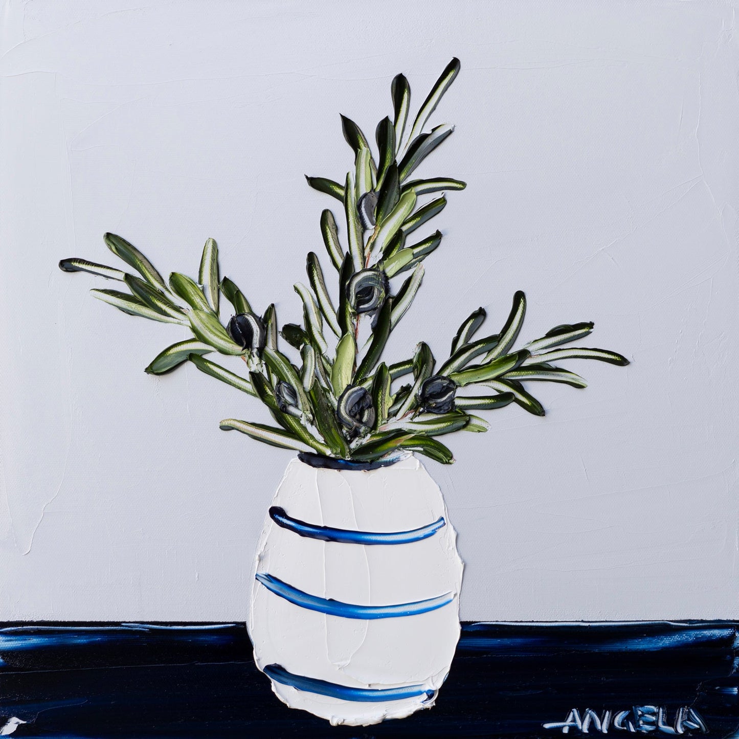 Verdant Grace 2 - Original Art - Gold Coast Gallery Of ArtAngela Hawkey