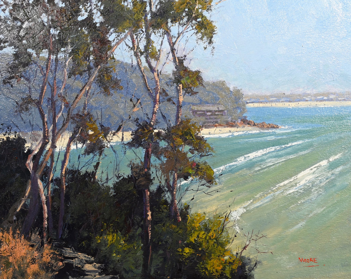 View To Little Cove, Noosa - Gold Coast Gallery Of ArtRod Moore