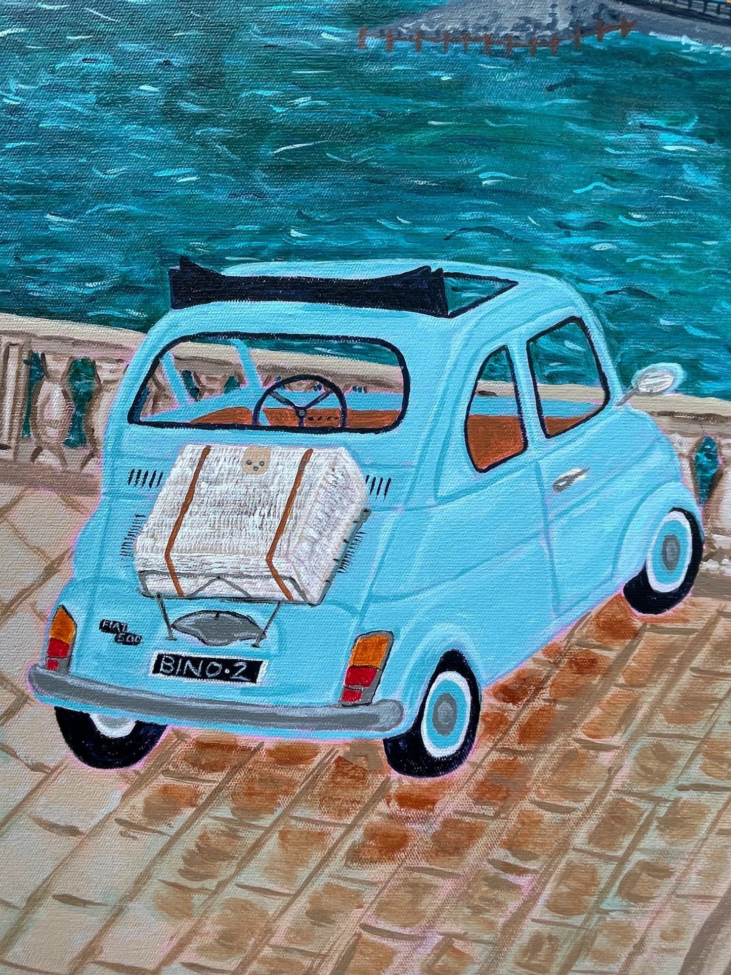 Vintage Ride to Lake Como - Gold Coast Gallery Of ArtCath Michael
