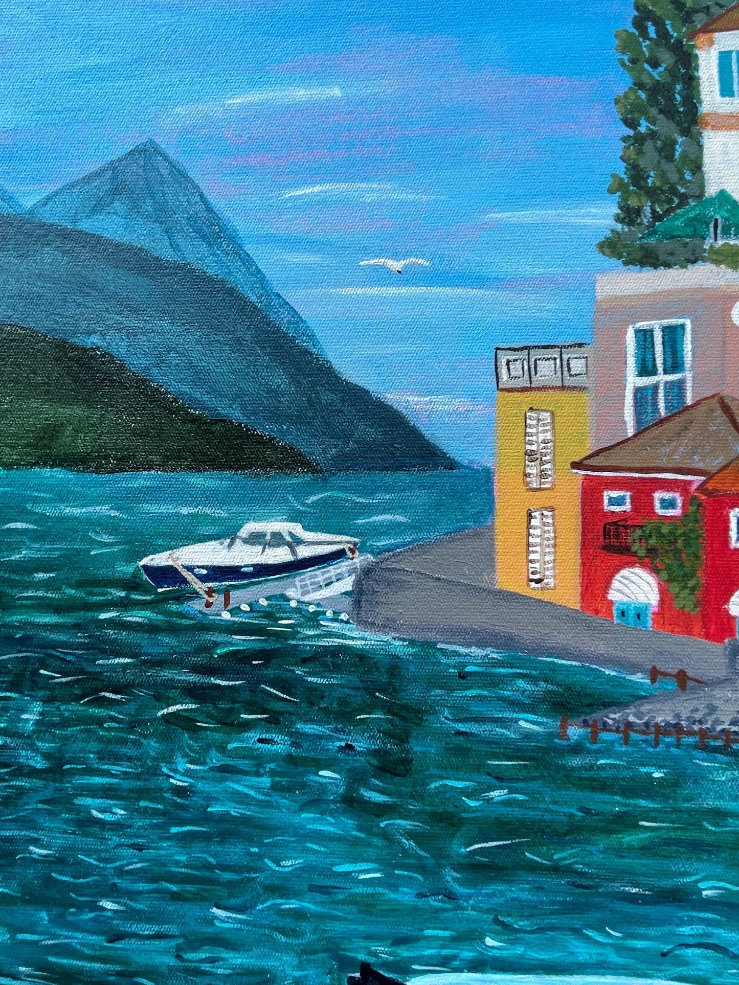 Vintage Ride to Lake Como - Gold Coast Gallery Of ArtCath Michael