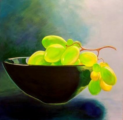 Vitis Summer Grapes - Original Art - Gold Coast Gallery Of ArtYvonne Wells