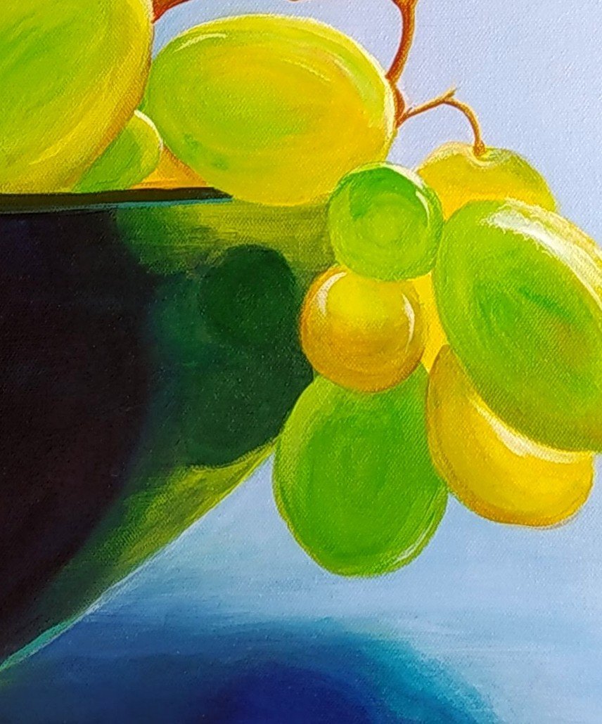Vitis Summer Grapes - Original Art - Gold Coast Gallery Of ArtYvonne Wells