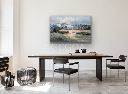 Walk Towards Mt Cook No 7 - Original Art - Gold Coast Gallery Of ArtLiliana Gigovic