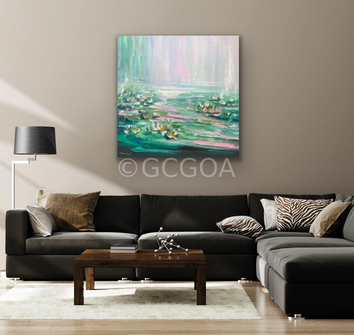 Water Lilies No 119 - Original Art - Gold Coast Gallery Of ArtLiliana Gigovic