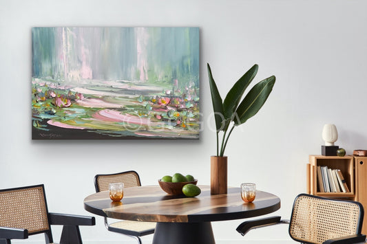 Water Lilies No 147 - Original Art - Gold Coast Gallery Of ArtLiliana Gigovic