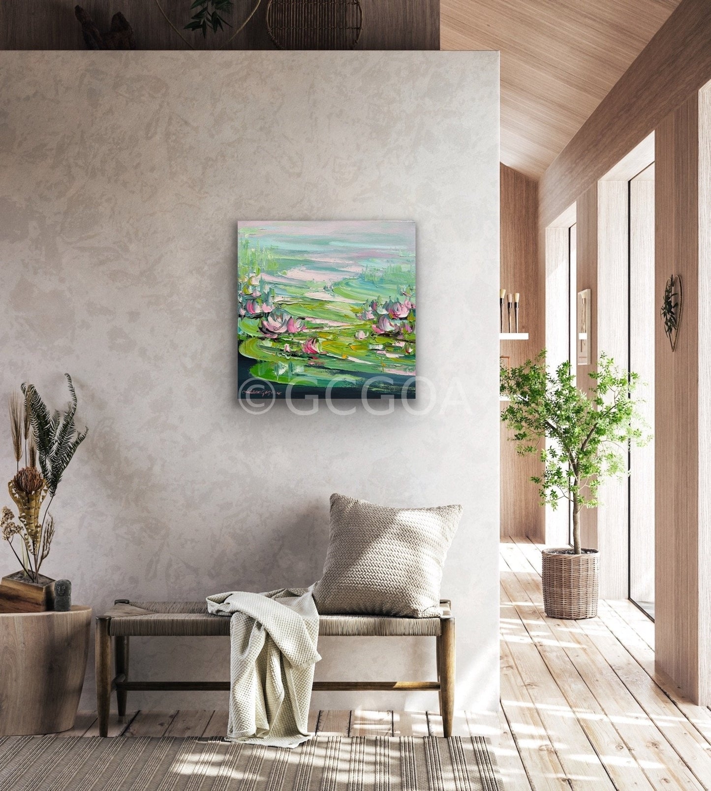 Water Lilies No 168 - Original Art - Gold Coast Gallery Of ArtLiliana Gigovic