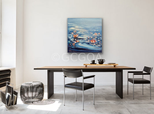 Water Lilies No 186 - Original Art - Gold Coast Gallery Of ArtLiliana Gigovic