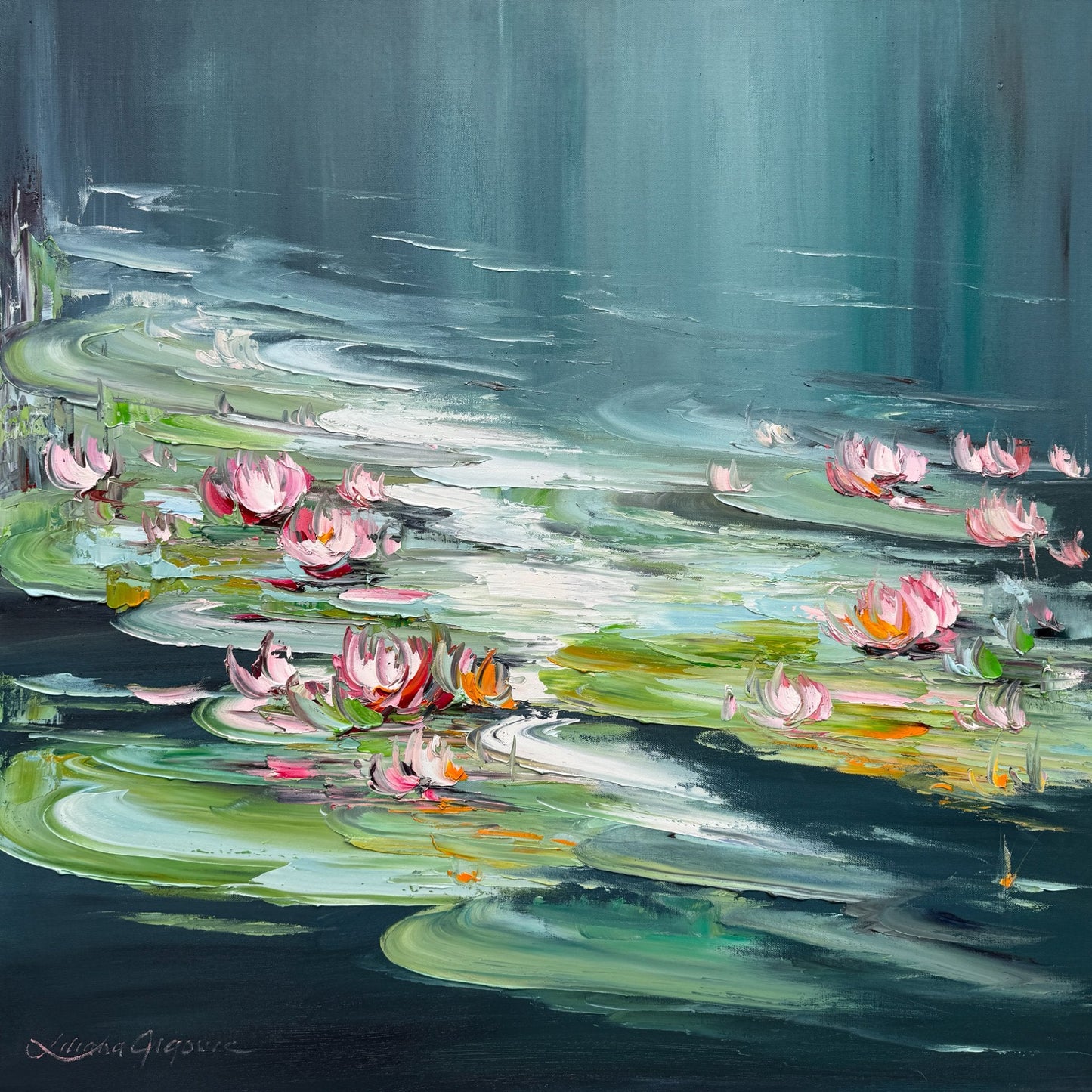 Water lilies No 188 - Gold Coast Gallery Of ArtLiliana Gigovic