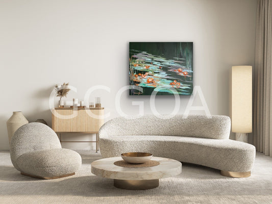 Water lilies No 201, - Gold Coast Gallery Of ArtLiliana Gigovic