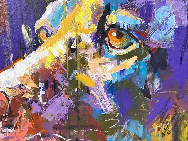 Weimaraner Dog - Original Art - Gold Coast Gallery Of ArtJos Coufreur