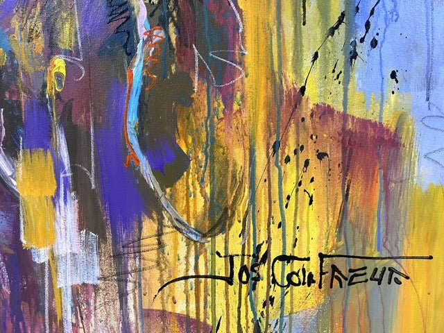 Weimaraner Dog - Original Art - Gold Coast Gallery Of ArtJos Coufreur