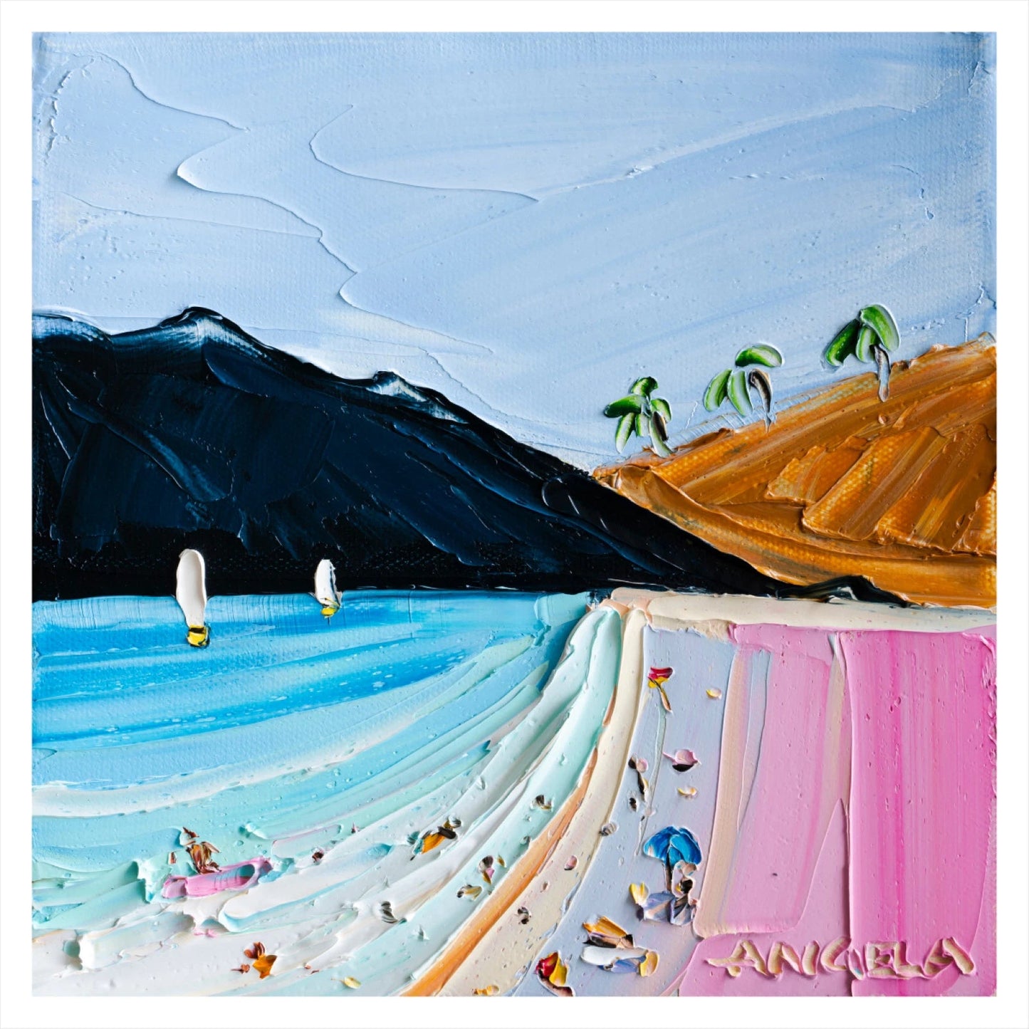 When The Vibe Is Right - Fine Art Print - Gold Coast Gallery Of ArtAngela Hawkey