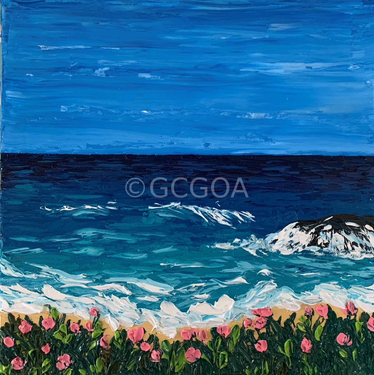Where blue meets pink - Gold Coast Gallery Of ArtAnjana Rai