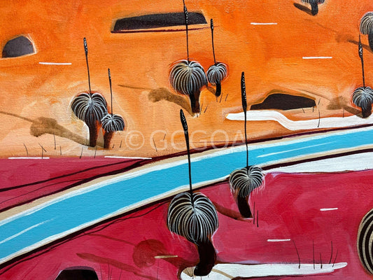 Where The Grasses Sway - Original Art - Gold Coast Gallery Of ArtTania Chanter