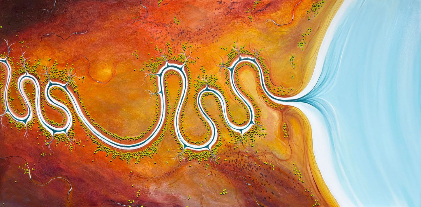 Where The River Dances - Original Art - Gold Coast Gallery Of ArtTania Chanter