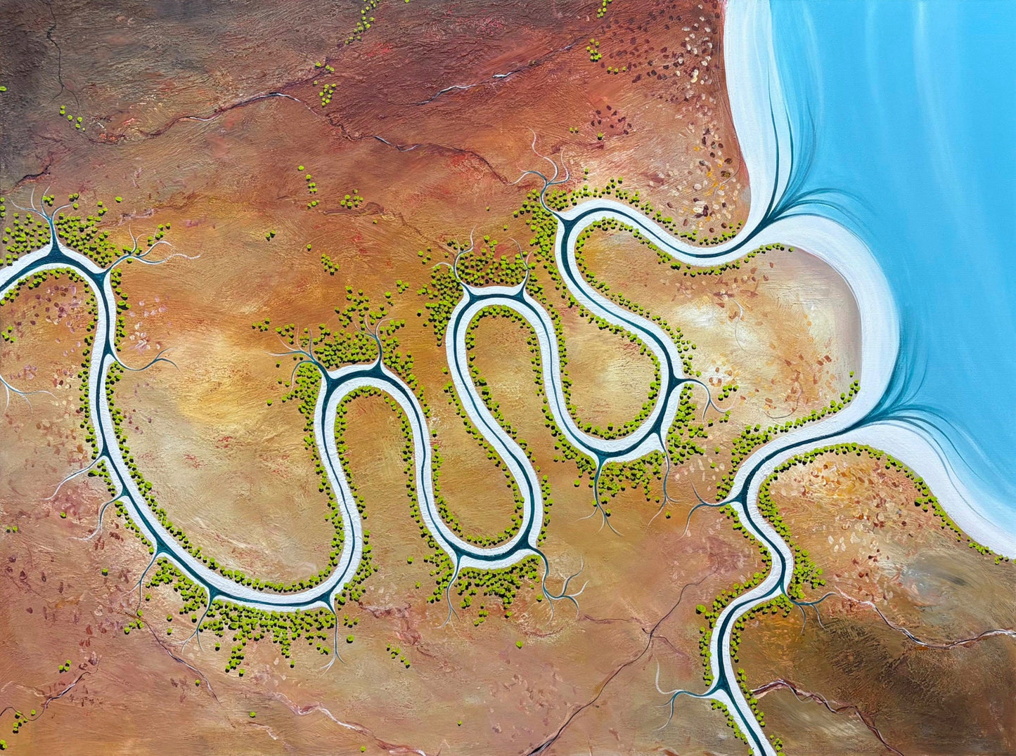 Where The River Once Spoke - Gold Coast Gallery Of ArtTania Chanter