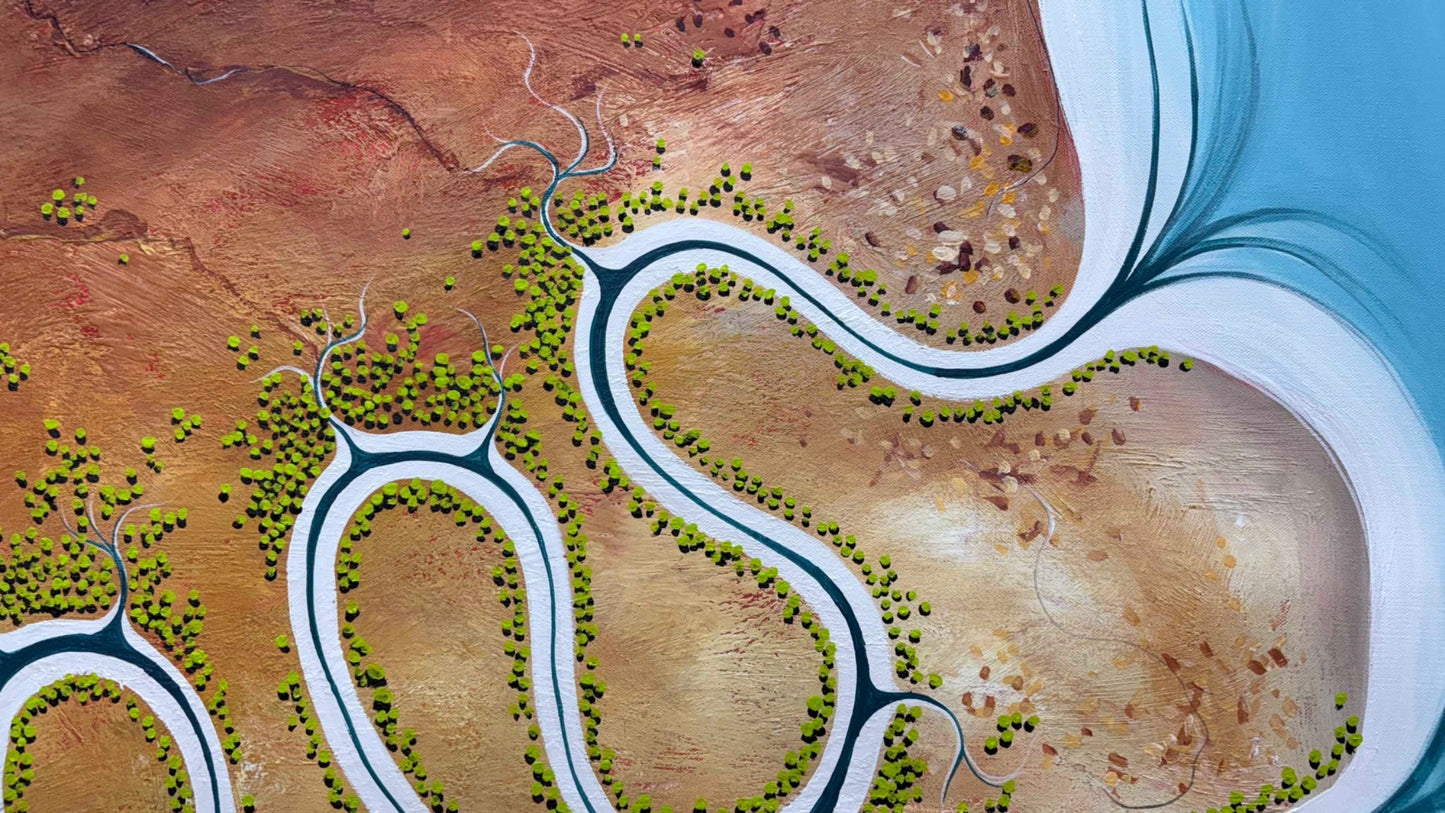 Where The River Once Spoke - Gold Coast Gallery Of ArtTania Chanter