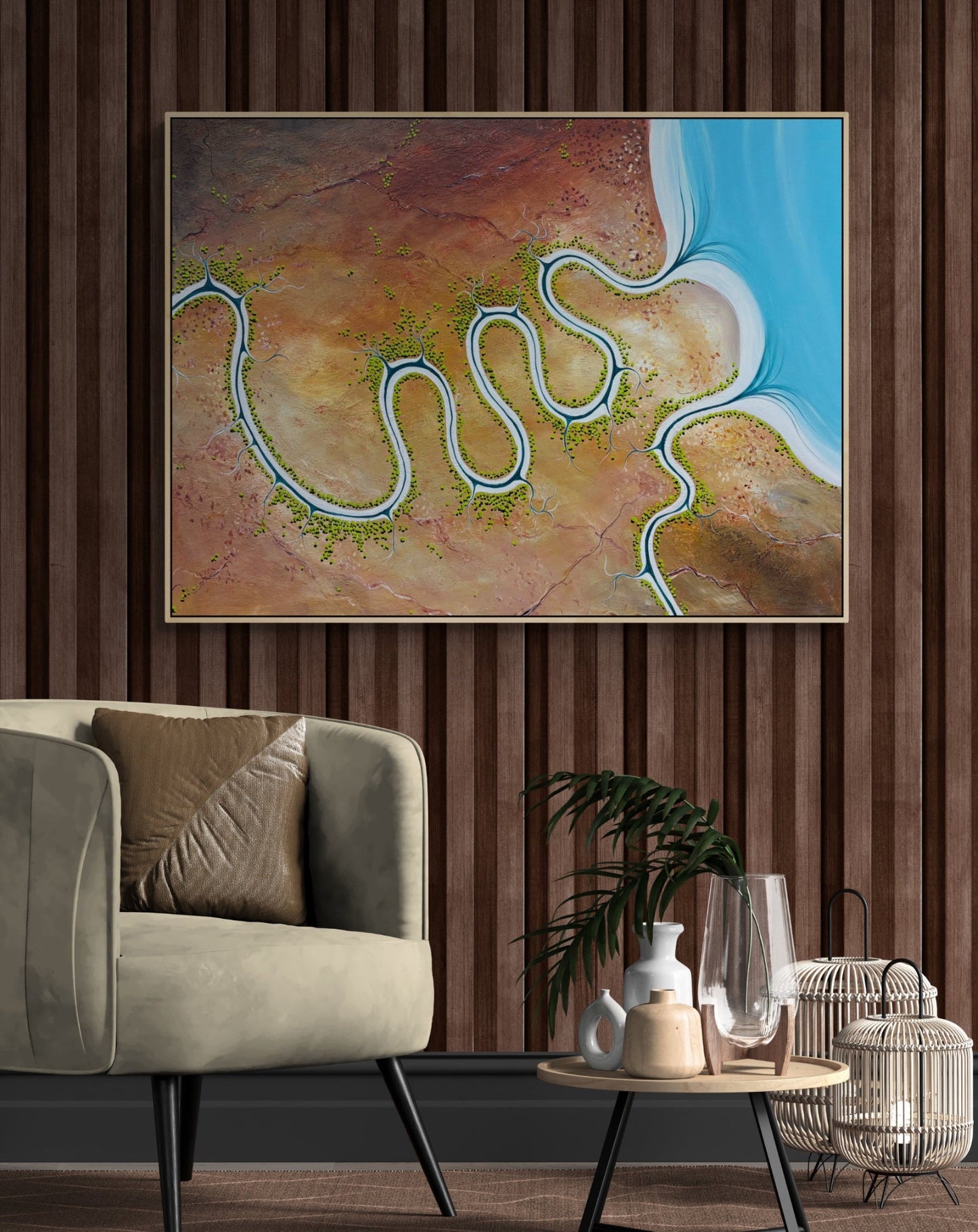 Where The River Once Spoke - Gold Coast Gallery Of ArtTania Chanter