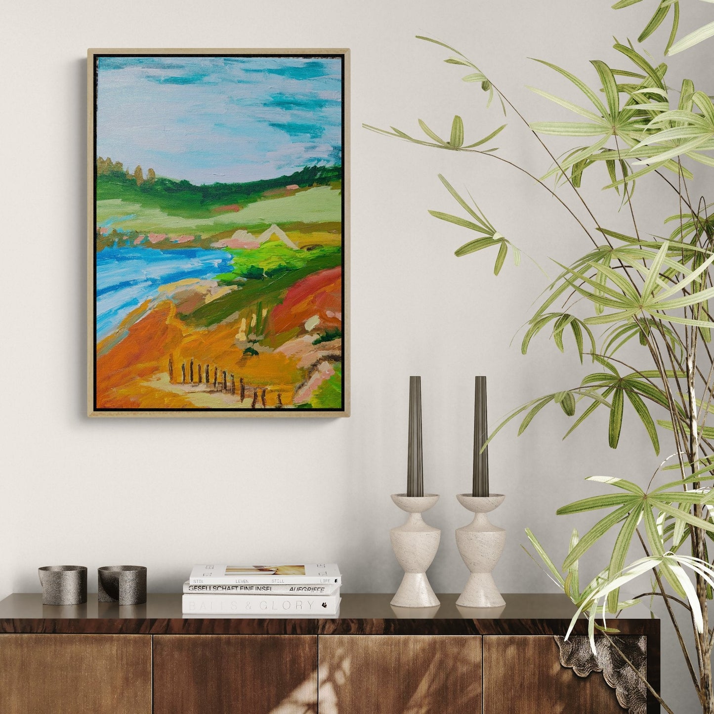 Whispers of the River Bend - Original Art - Gold Coast Gallery Of ArtAlpana Rai