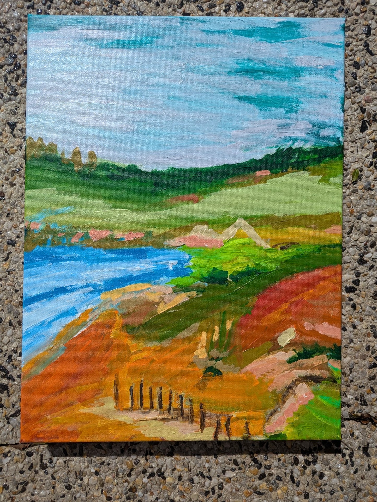 Whispers of the River Bend - Original Art - Gold Coast Gallery Of ArtAlpana Rai