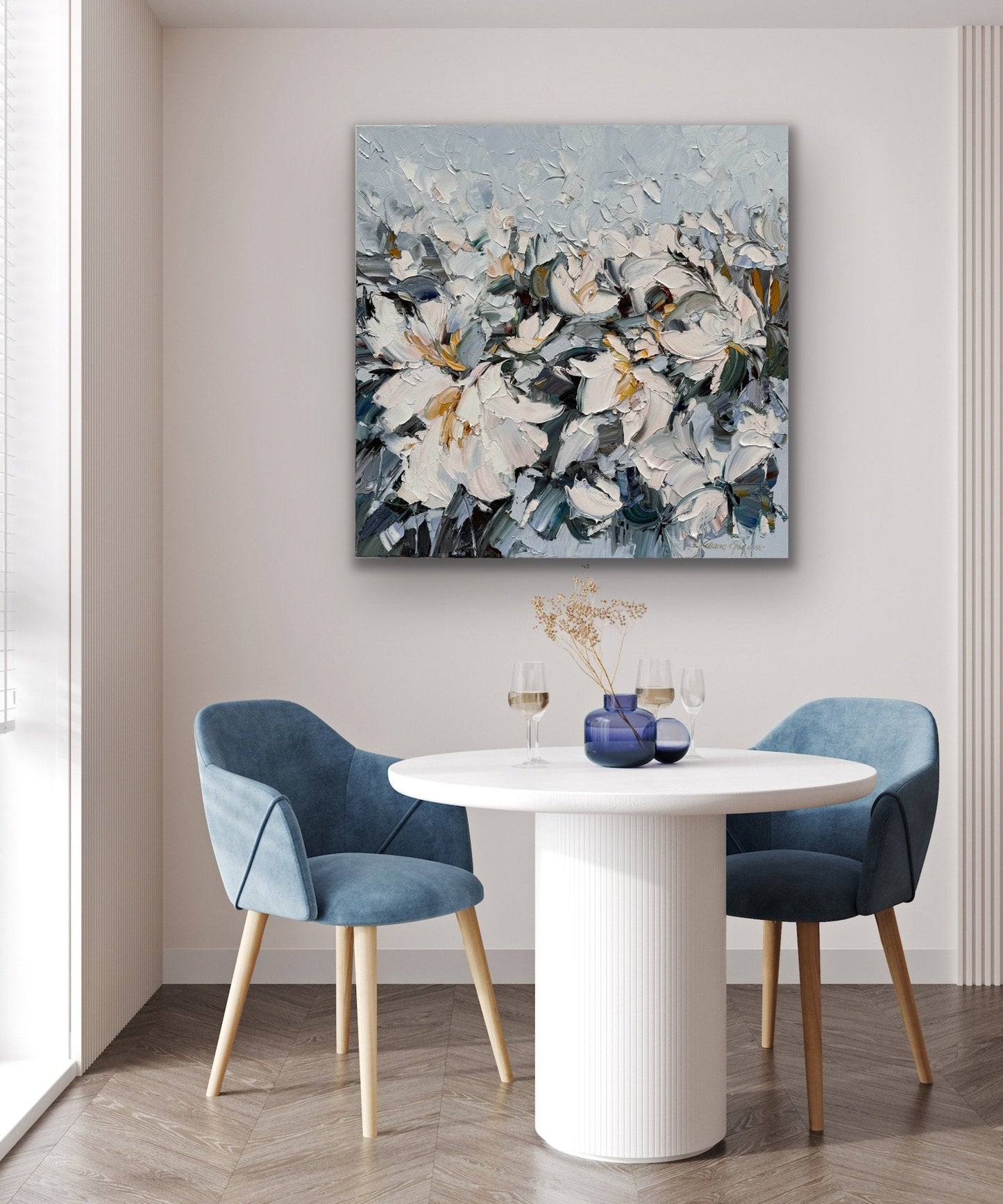 White magnolia No 33 - Original Art - Gold Coast Gallery Of ArtLiliana Gigovic