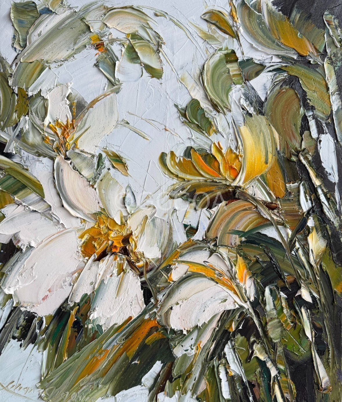 White magnolia No 38 - Gold Coast Gallery Of ArtLiliana Gigovic