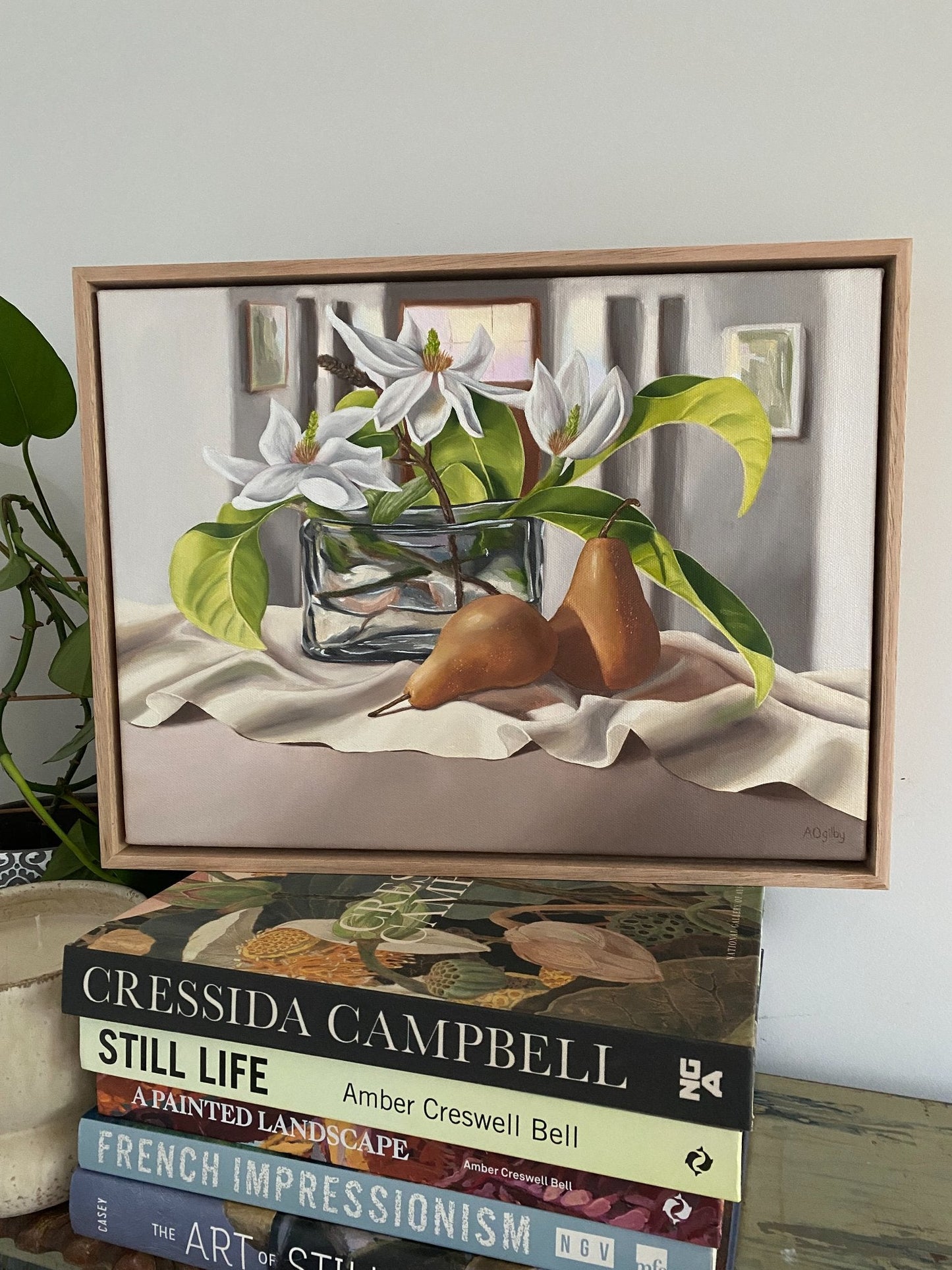 White Petals and Pears - Gold Coast Gallery Of ArtAmanda Ogilby