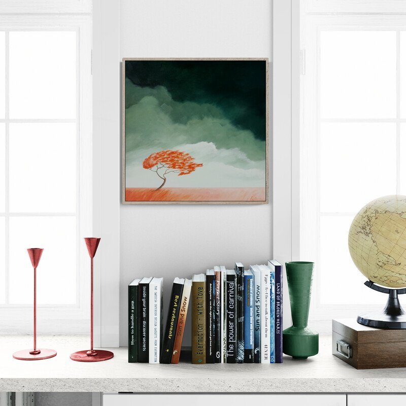 Wind Storm On The Savanna - Gold Coast Gallery Of ArtLucinda Leveille