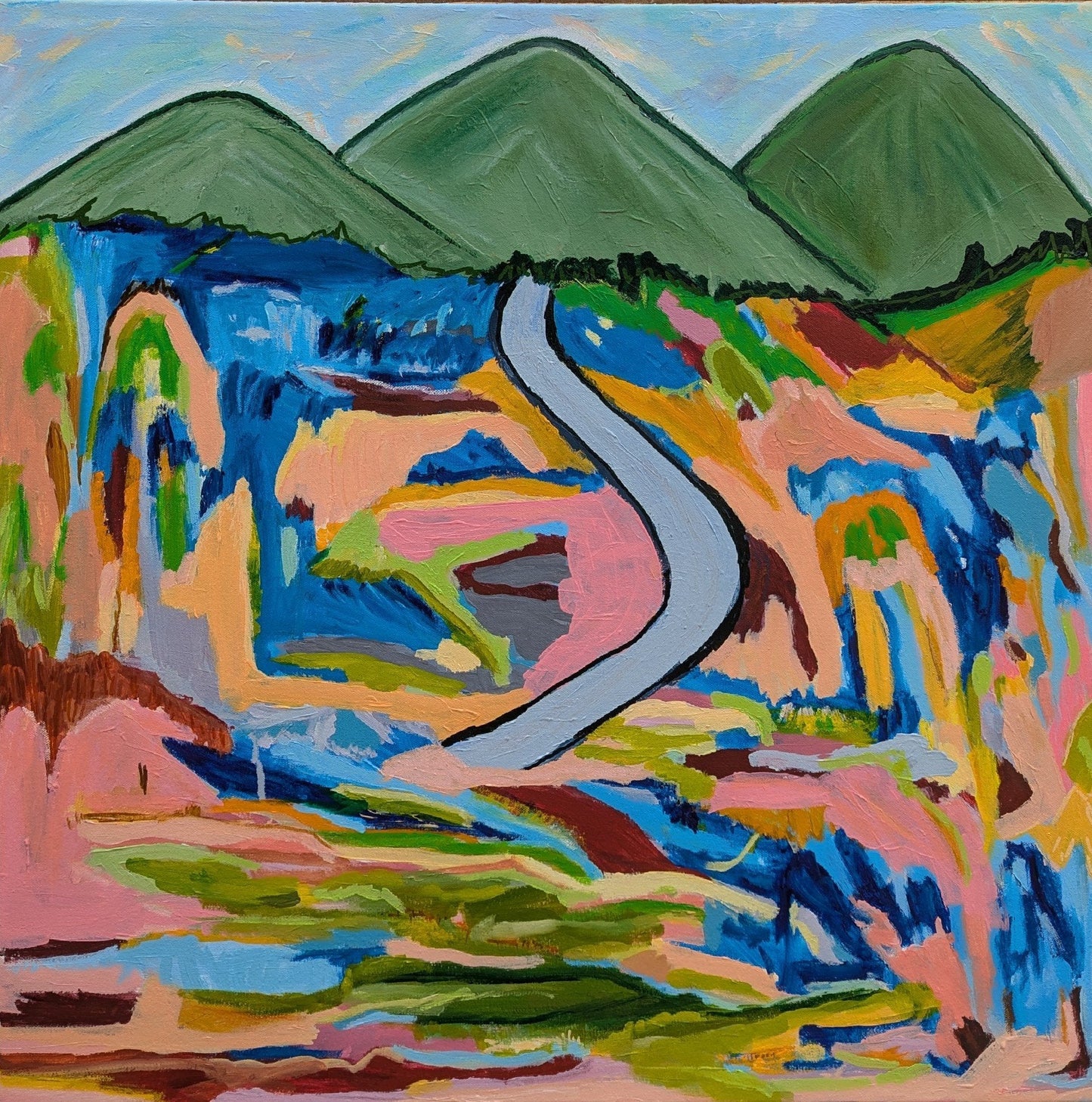 Winding Through the Wild - Original Art - Gold Coast Gallery Of ArtAlpana Rai
