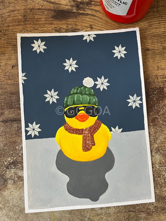 Winter Duckie - Original Art - Gold Coast Gallery Of ArtFika Karnadewi