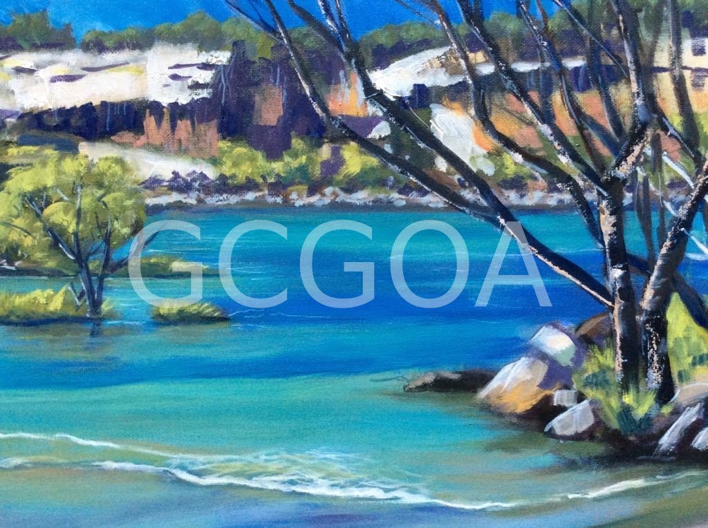 Wooli Cliffs 2 - Gold Coast Gallery Of ArtAnne Strambi