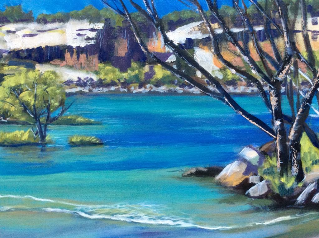 Wooli Cliffs 2 - Gold Coast Gallery Of ArtAnne Strambi