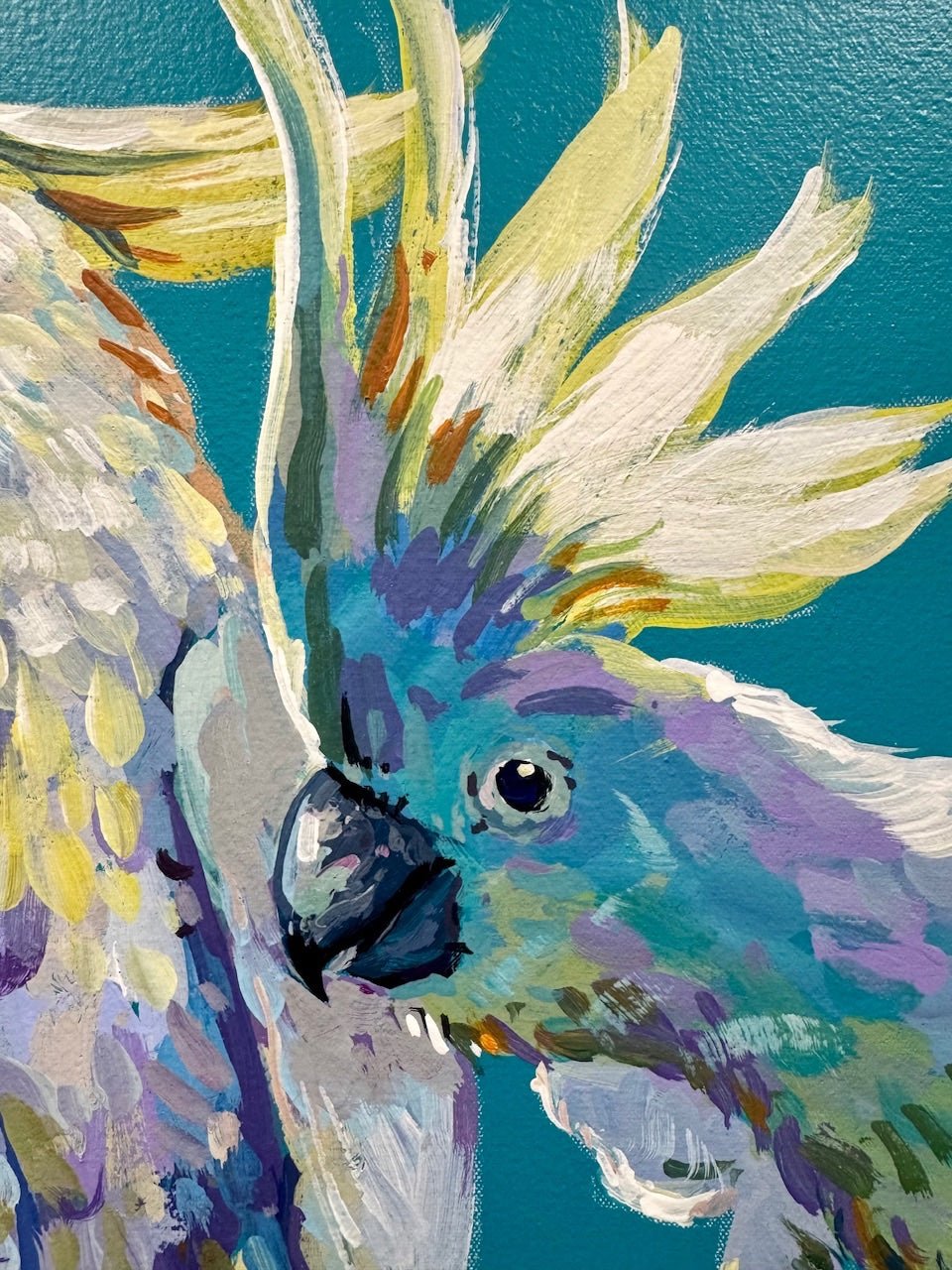 Yellow Crested Cockatoos - Gold Coast Gallery Of ArtJos Coufreur