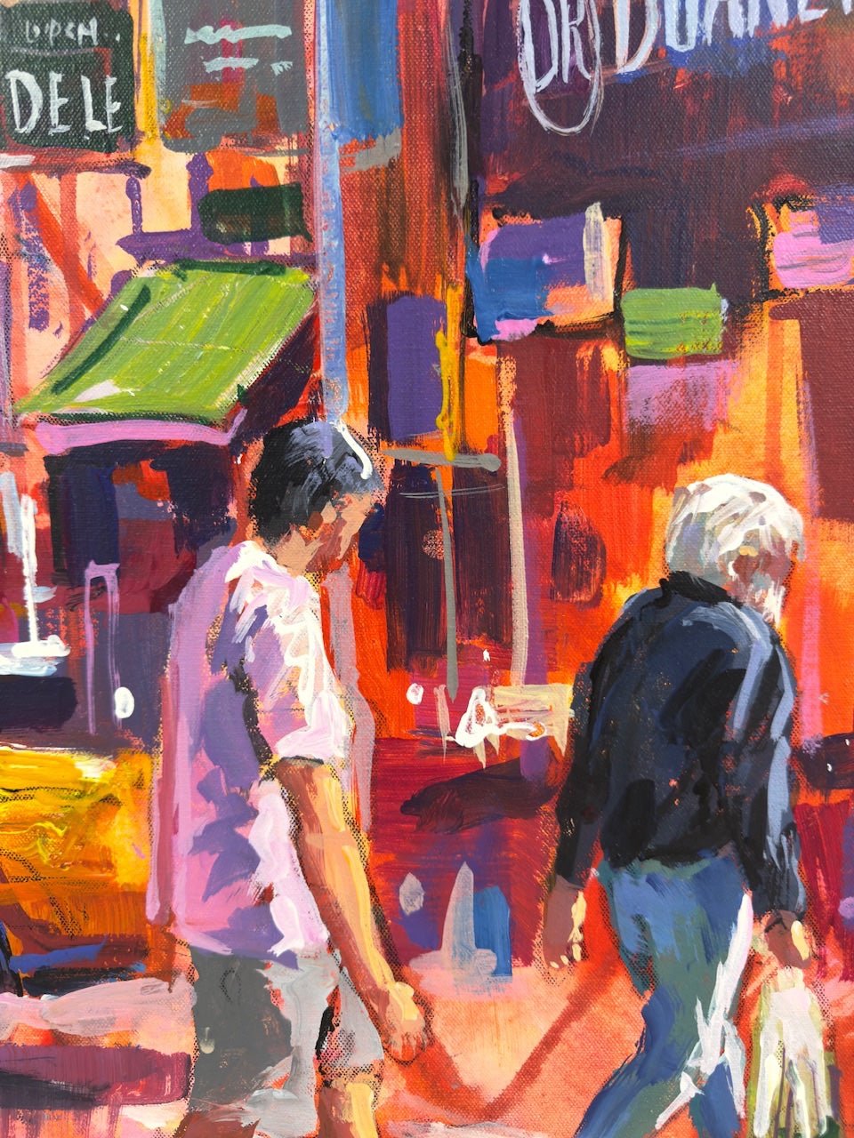 Yellow Taxi in New York City - Original Art - Gold Coast Gallery Of ArtJos Coufreur