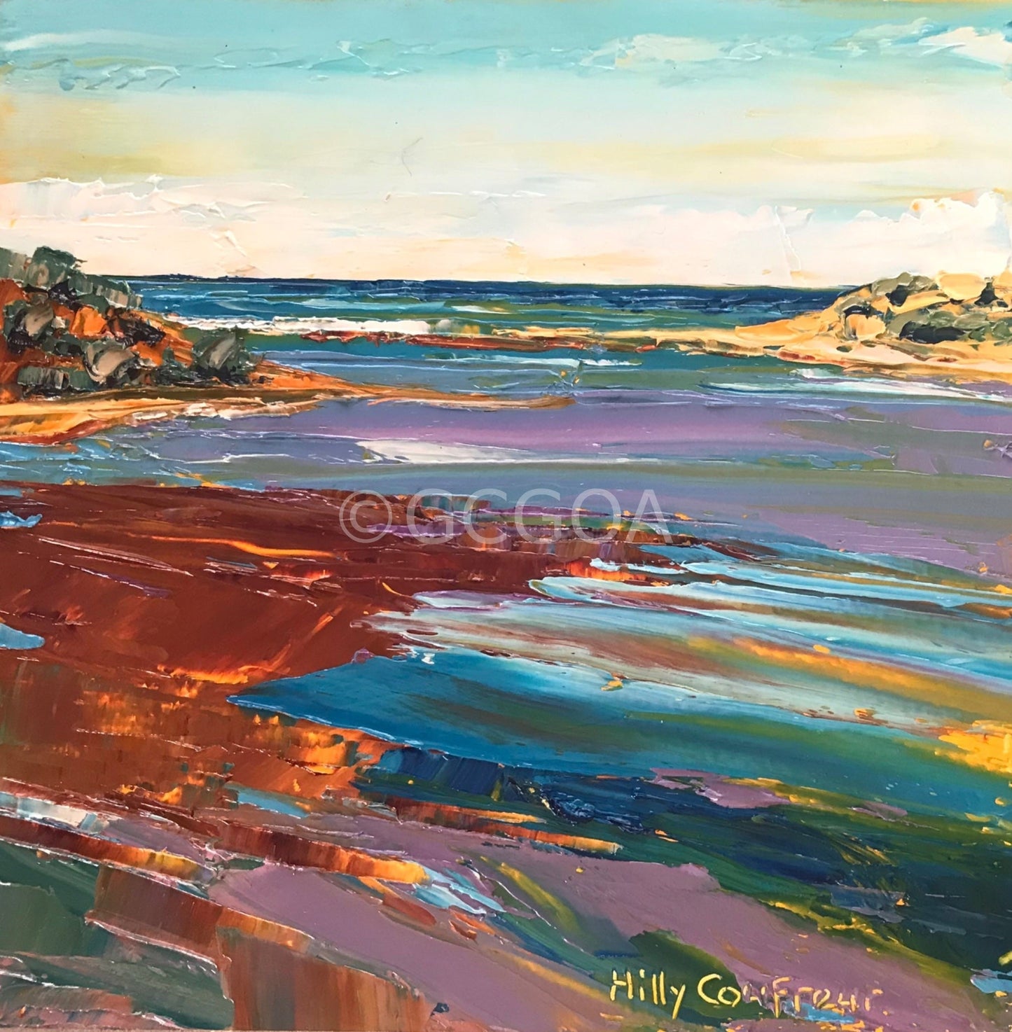 4 Mile Creek - Plein Air - Gold Coast Gallery Of ArtHilly Coufreur