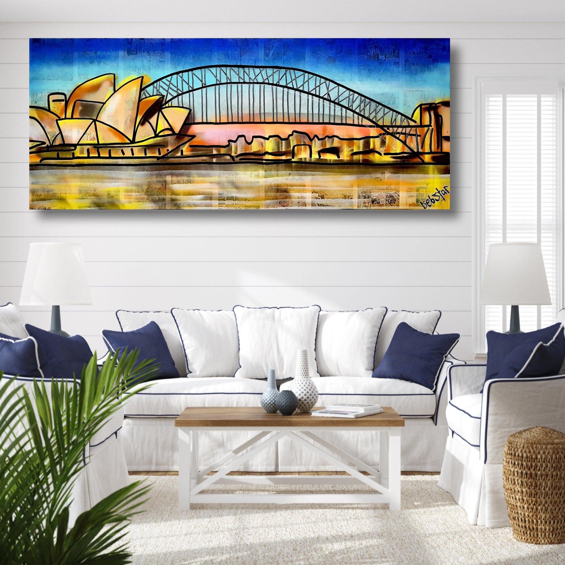 Sydney Harbour Bridge and Opera House at Sunset - Original Art - 7