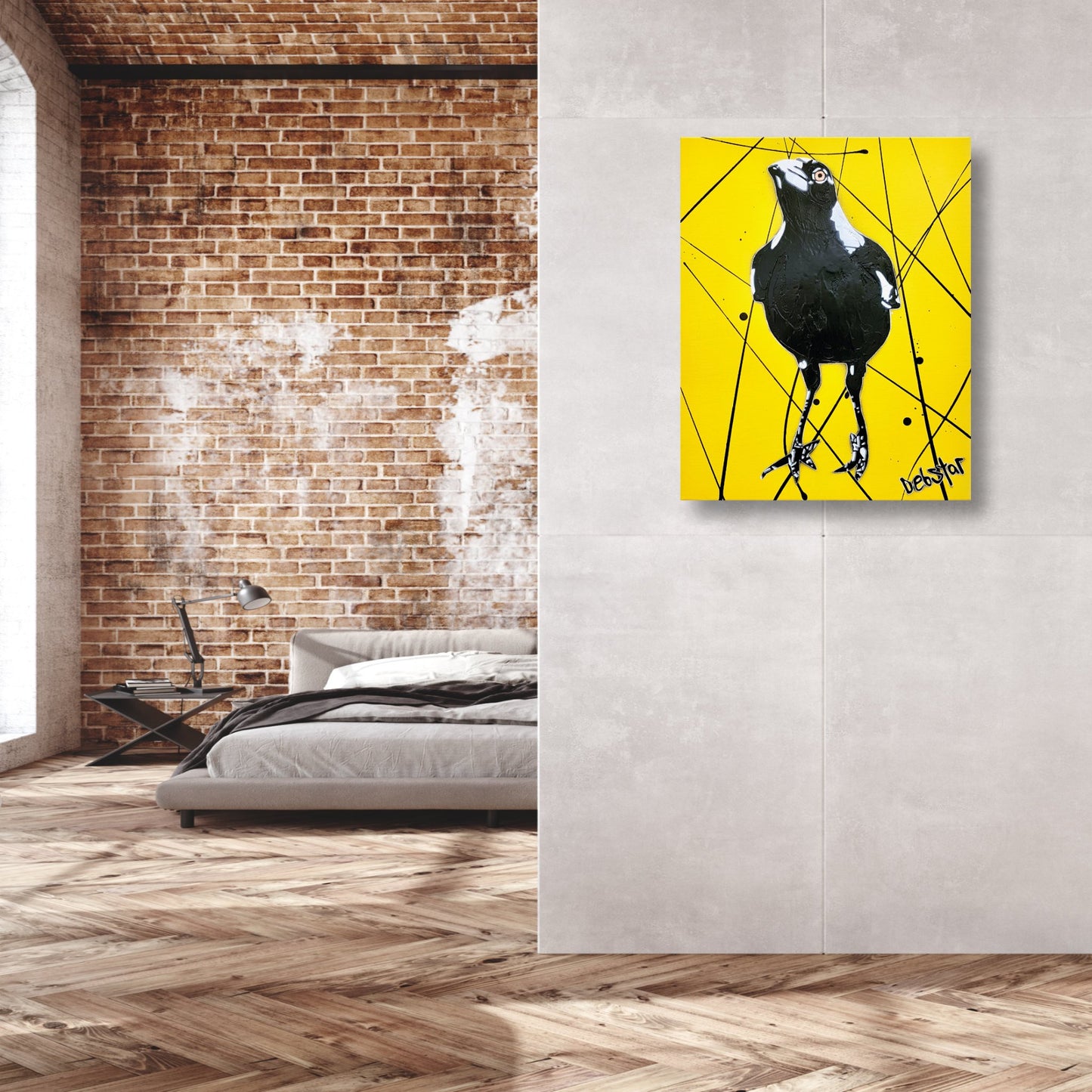 Magpie Yellow Pop 2 - Original Art - 5