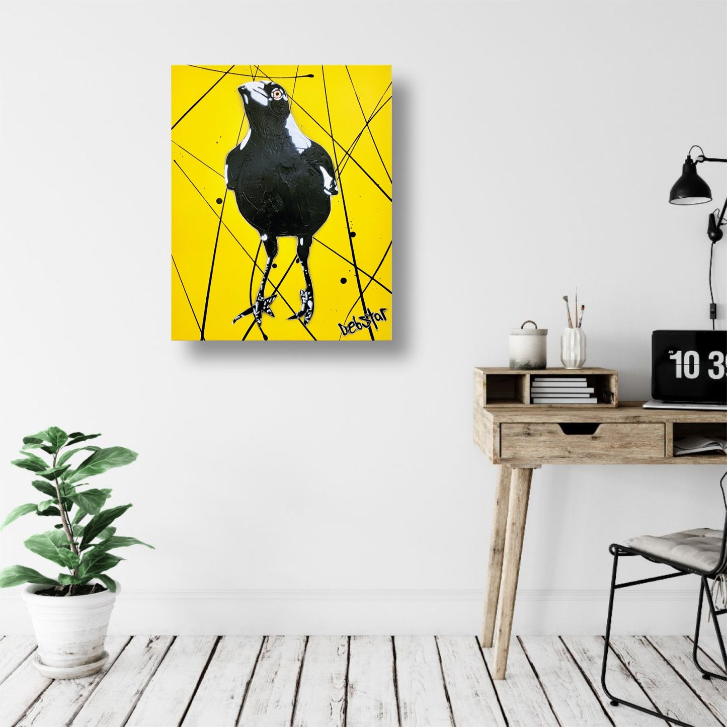 Magpie Yellow Pop 2 - Original Art - 6